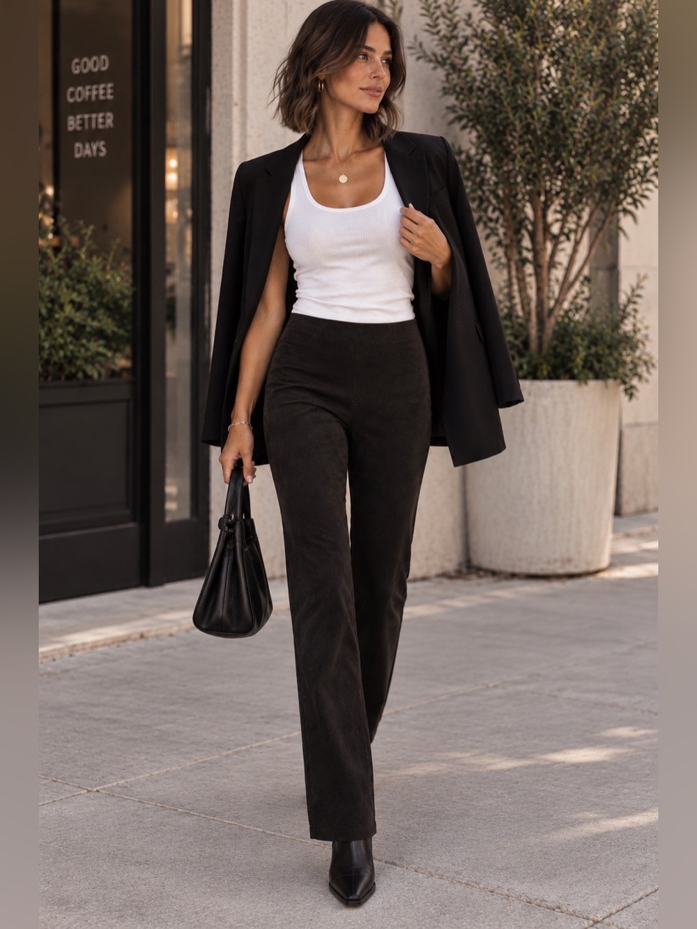 David Lerner x Anthropologie Gemma Straight Leg Vegan Leather Pants Size XL - Picture 1 of 4